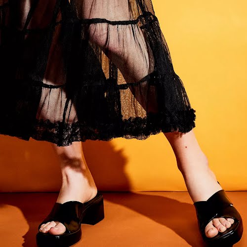 Jeffrey Campbell Black Bubblegum Platform Sandals, €55, Urban Outfitters