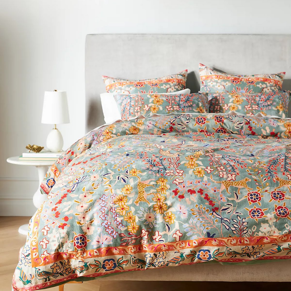 Anthropologie, Lacey Organic Cotton Duvet Cover, €112-€128