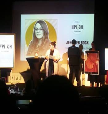Jennifer Rock, winner of The Pitch