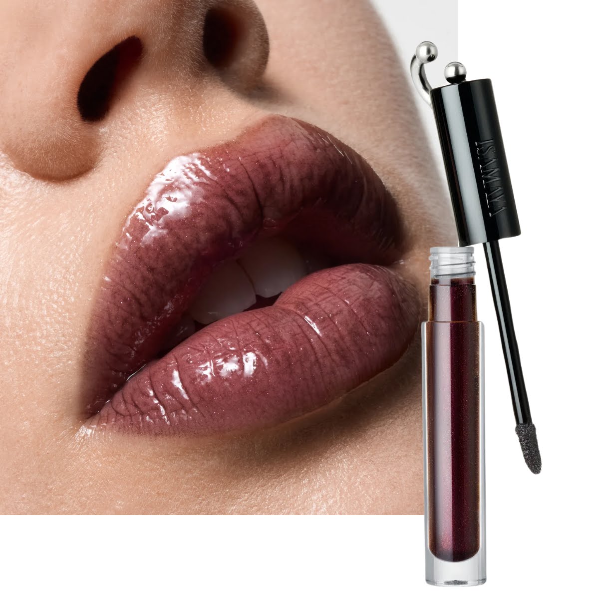Isamaya Beauty Liplacq Maximizing Lip Serum in Black Veil, €35.30