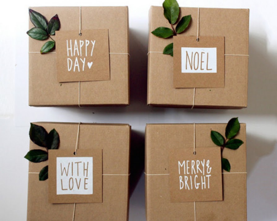 Interiors Pinspiration: Festive Wrapping with Foliage