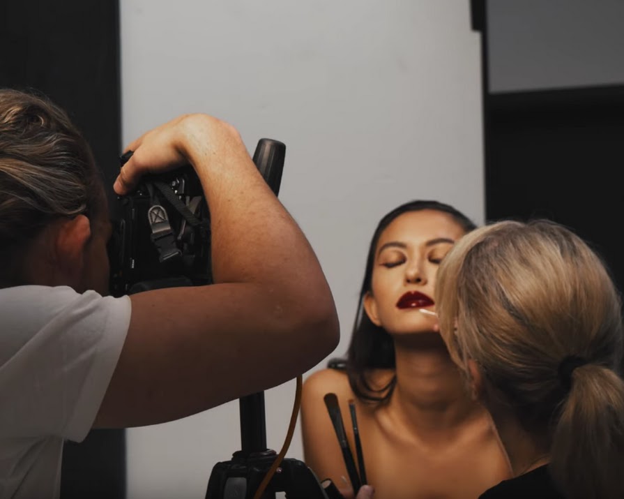 Watch: go behind the scenes of the December issue cover shoot