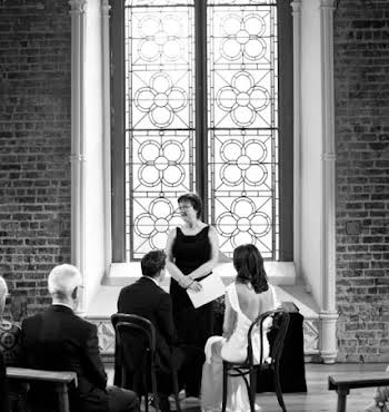 Black and white wedding
