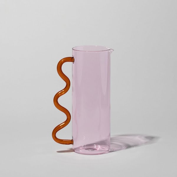 Wave Pitcher (Pink/Amber), €210