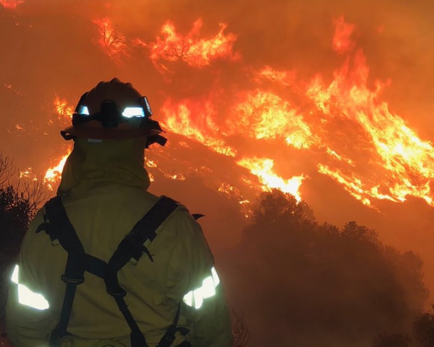 California fires: locals share footage of the blaze