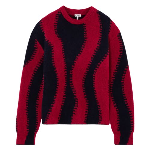 Distorted-Stripe Wool-Blend Sweater, €980