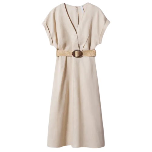 Belt Linen Dress, €59.99
