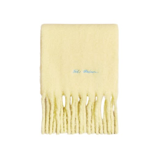 Ted Baker Shelmas Yellow Skinny Woven Scarf, €51, Next