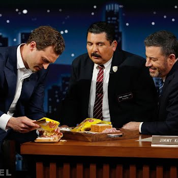 Jamie Dornan’s take on a Tayto sandwich involves ham and mayo and we have many, many questions