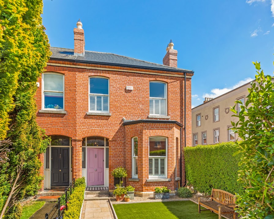 This bright three-bed home in Rathmines in on the market for €1.05 million