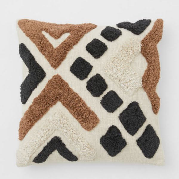 Patterned cushion cover, €27.99, H&M