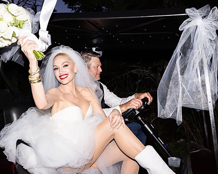 Gwen Stefani’s alternative wedding reception dress is divine