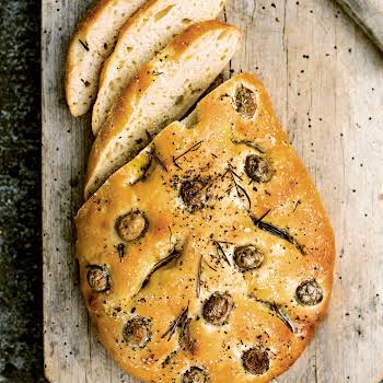 What to eat this weekend: Olive and rosemary fougasse 