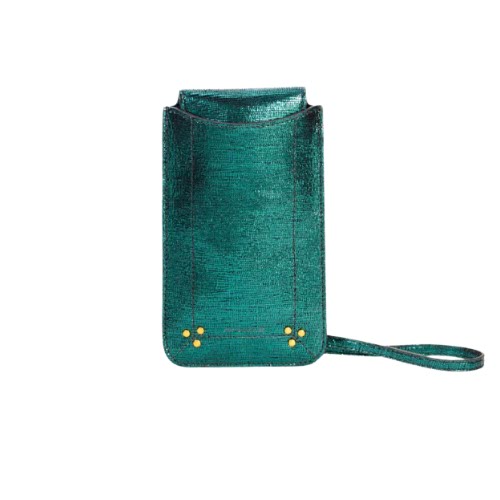 Jerome Dreyfuss Etui Mobile Phone Case - Lamé Vert, €190, Costume Dublin