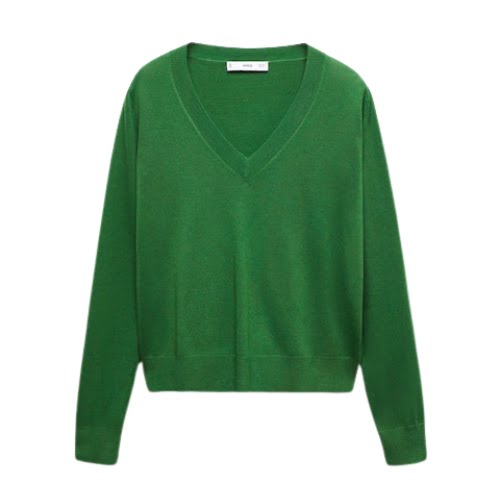 V-Neck Knit Sweater, €22.99, Mango