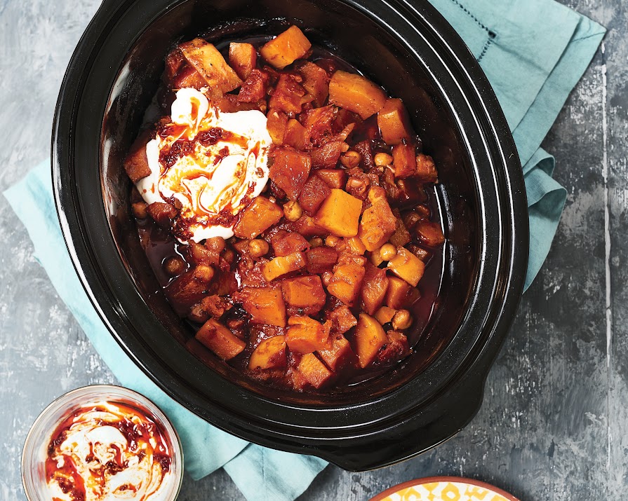 One for your slow cooker: roasted butternut squash tagine