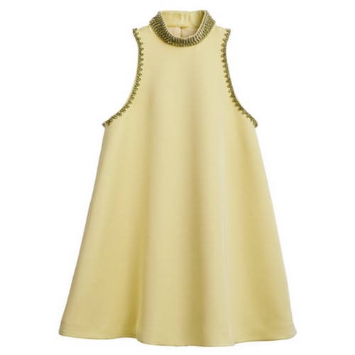 Rhinestone-embellished A-line dress, €119