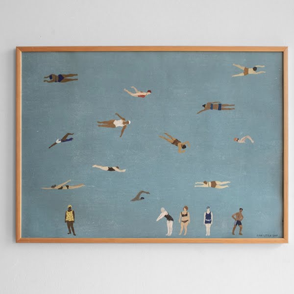 Swimmers Print by Elizabeth Dunker, €35, Scout