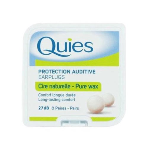 Quies Pure Wax Ear Plugs - 8 Pairs, €6.99
