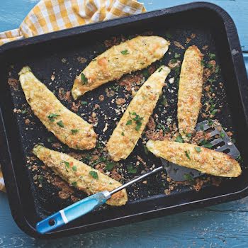 Supper Club: These cheesy courgette boats are a great (and simple!) snack idea