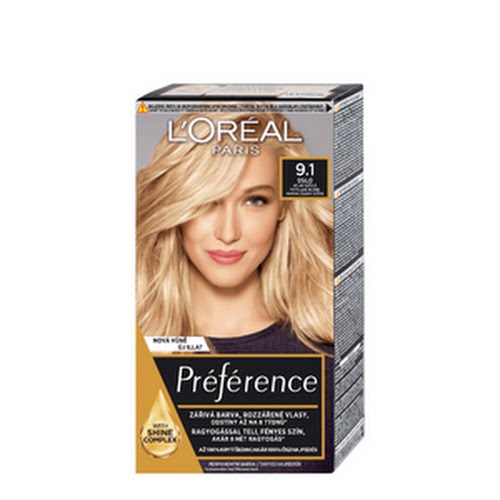 L'Oréal Paris Preference 9.1 Viking Light Ash Blonde Permanent Hair Dye, €14.99