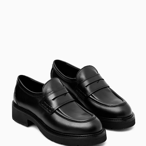 COS, Chunky Leather Penny Loafers, €135