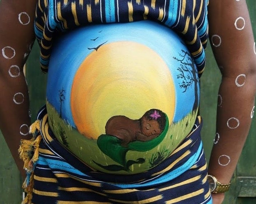 Expecting? Paint your bump for Maternal Mental Health Day