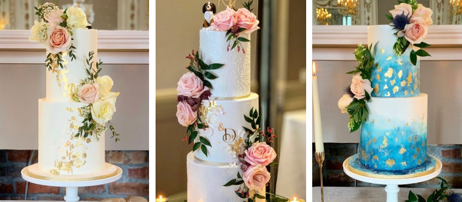 Modern Design Classic Wedding Cake – Tiffany's Bakery