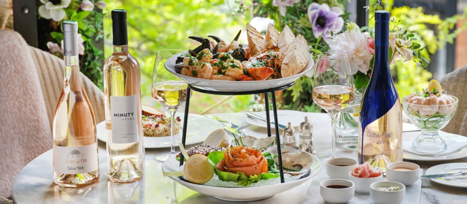 WIN lunch for two on the terrace at WILDE (with a flight of rosé!)