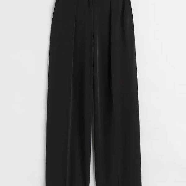 Tailored Trousers Black, €27.99, H&M