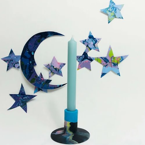 Midnight Sky Candlestick, €18, De Gordun