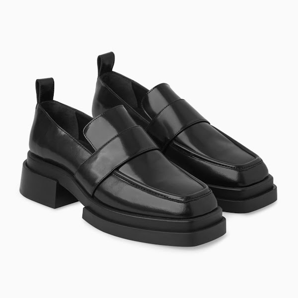 Chunky Leather Loafers, €175, COS