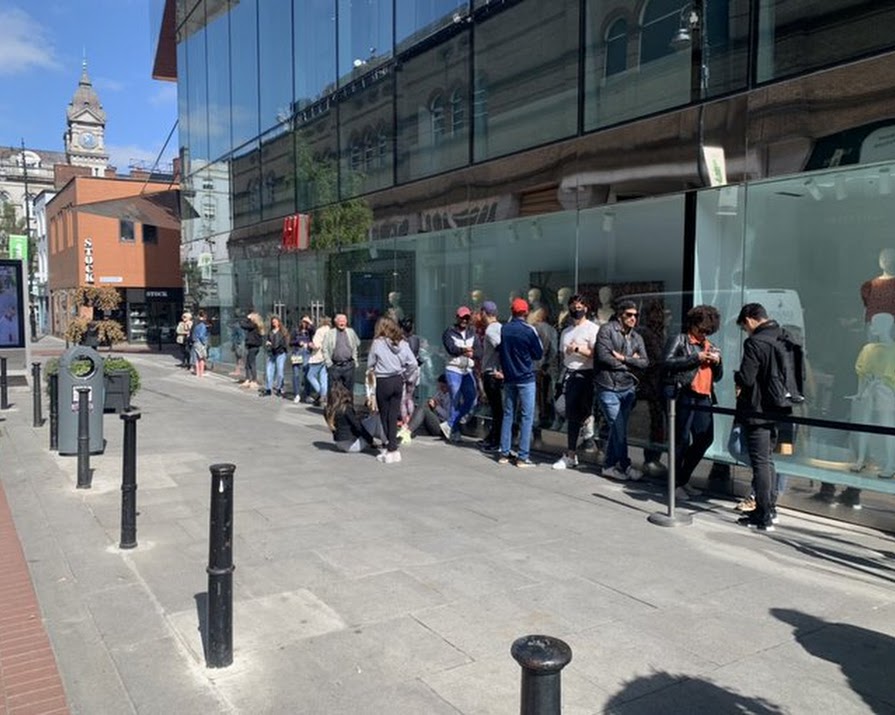 Phase 2 Plus in pictures: Hundreds queue as shops reopen