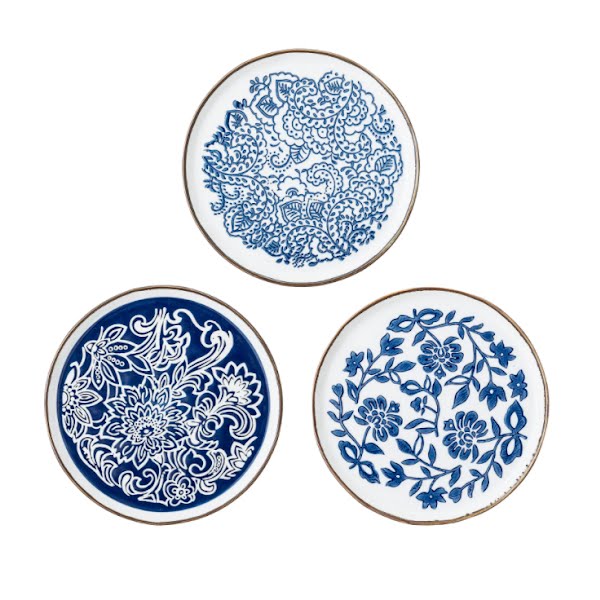 Molly stoneware plates set of 3, €38, The Old Mill Stores