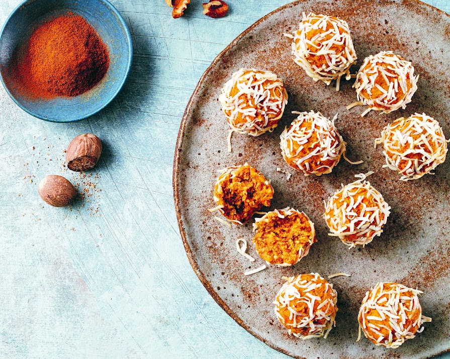 Looking for a healthy Christmas treat? Try these carrot cake bliss balls