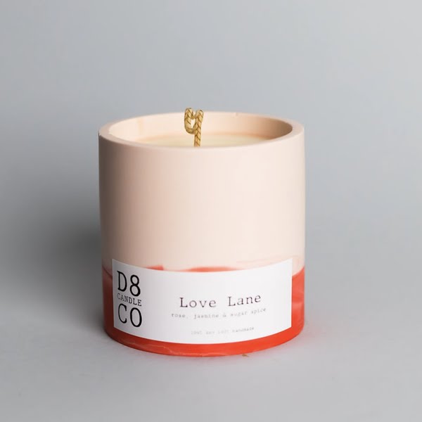 Love Lane candle, €33.50, D8 Design Co