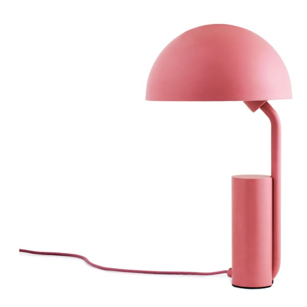 Cap table lamp, €270, Arnotts