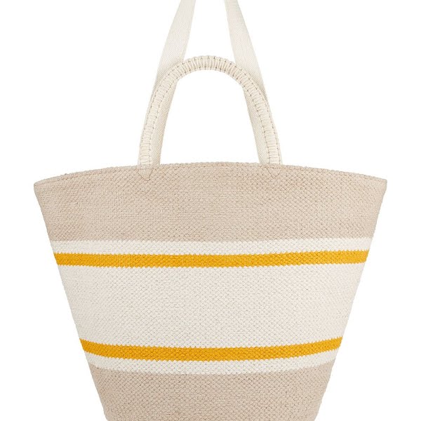 Oversized double-handled basket tote bag, €39.90, Accessorize