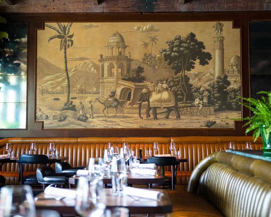 The interior of this new Indian restaurant gives a lesson in how to combine old and new