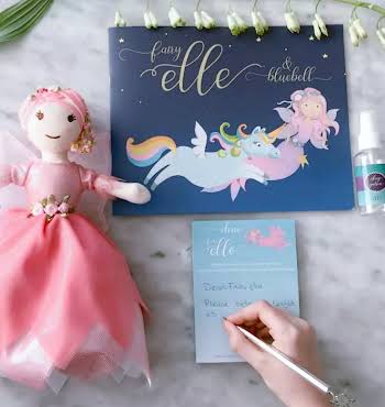 Fairy Elle comes with a notepad to let her know how you're feeling and by writing it helps children work through thoughts.