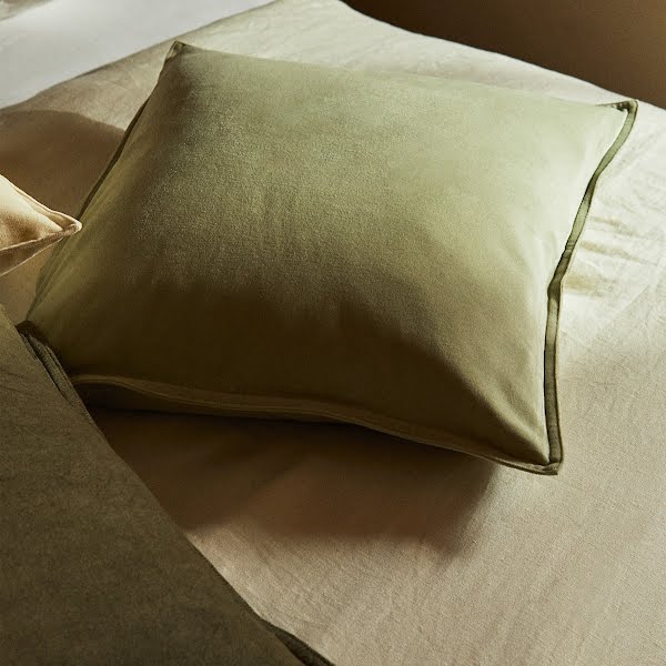 Velvet cushion cover, €11.99, Zara Home