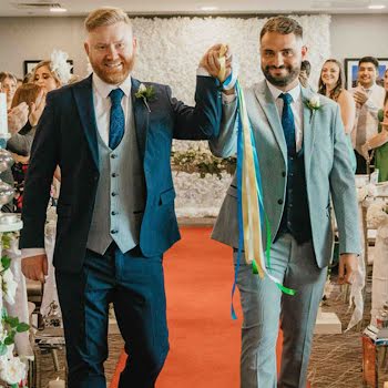 Real Weddings: William and Henrique’s waterfront wedding in Co Limerick