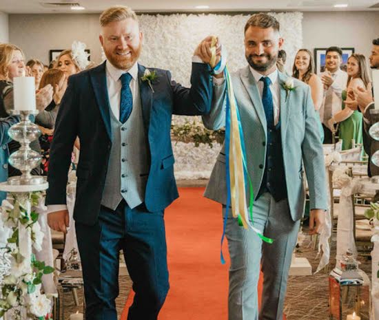 Real Weddings: William and Henrique’s waterfront wedding in Co Limerick