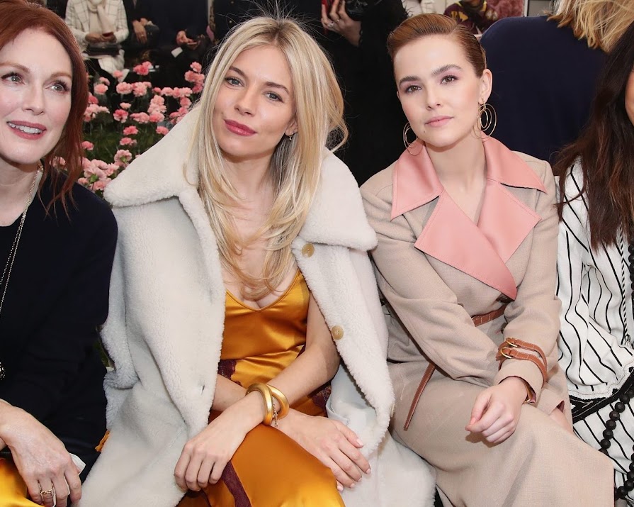 A sheepskin coat and silk dress? Sienna Miller makes everything look like perfection