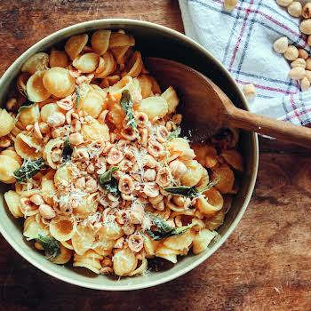 Supper Club: Orecchiette with hazelnuts and sage