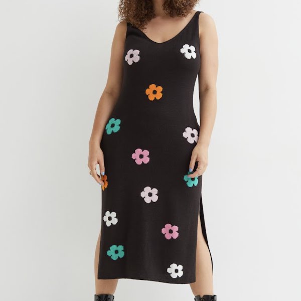 H&M+ Knitted Dress, €15, H&M