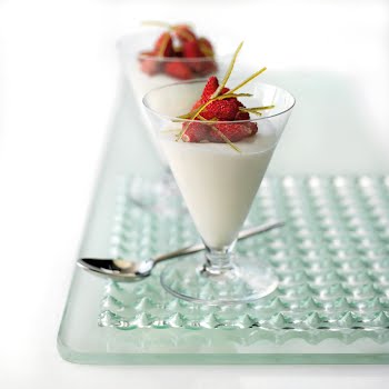 Summer’s served: Michel Roux’s lime mousse with strawberries