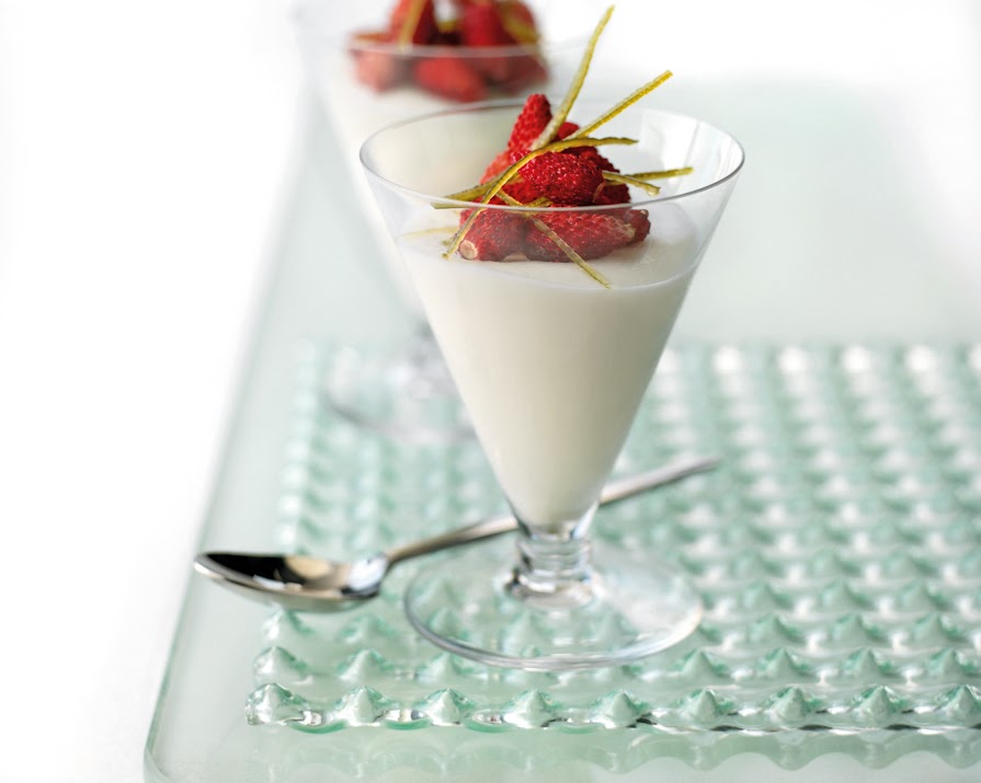 Summer’s served: Michel Roux’s lime mousse with strawberries