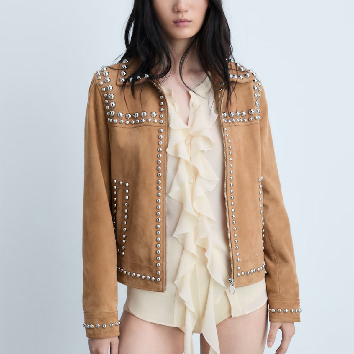 Mango Leather Jacket, €359.99