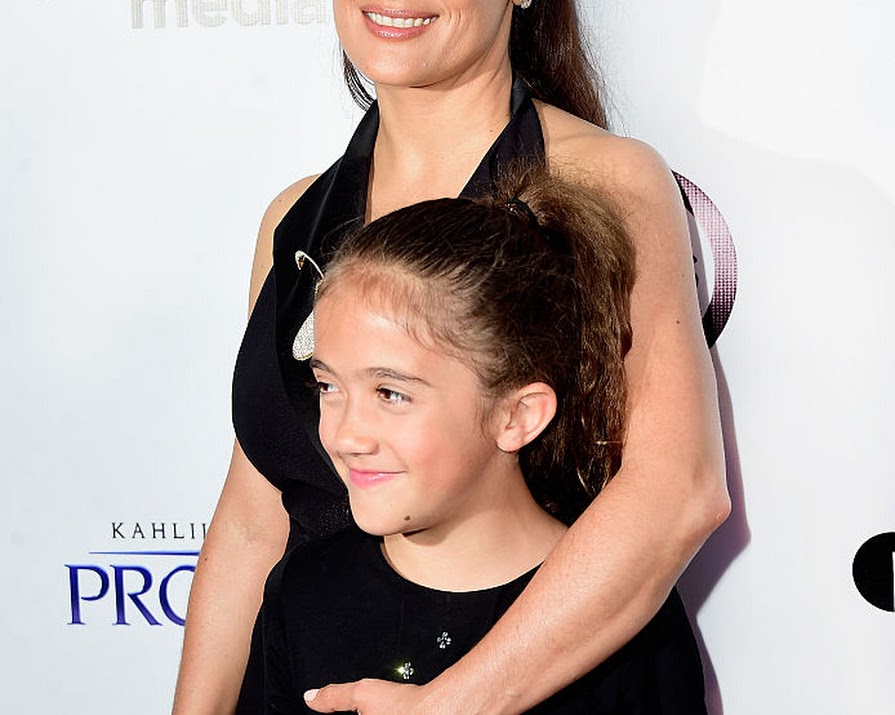Salma Hayek’s Daughter Is Growing Her Hair For A Wonderful Reason
